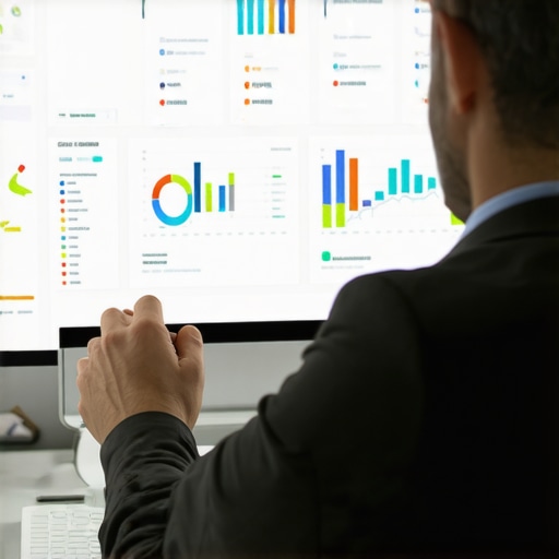 Person analyzing local SEO performance data for rapid GBP optimization.