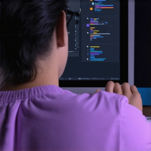 SEO specialist implementing schema markup on a website for local business optimization