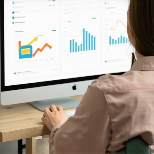 SEO expert reviewing Google Business Profile analytics and local SEO data.