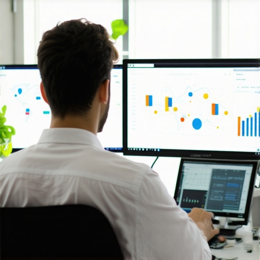 SEO analyst analyzing search data for local rankings