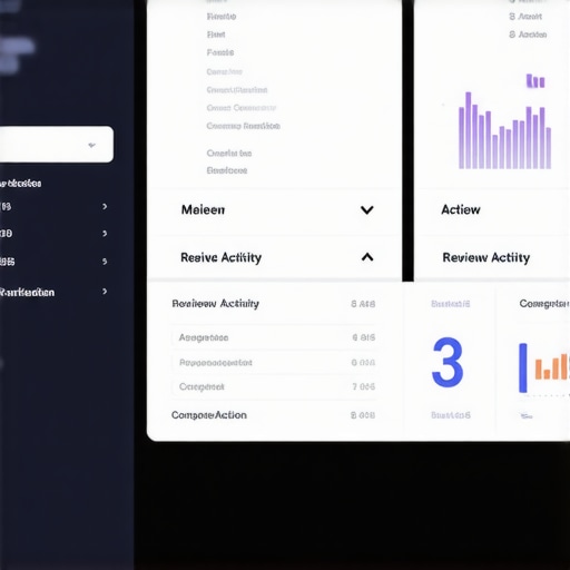Local SEO Dashboard for GBP Management Screenshot of local SEO metrics dashboard tracking Google Maps rankings, reviews, and performance analytics.