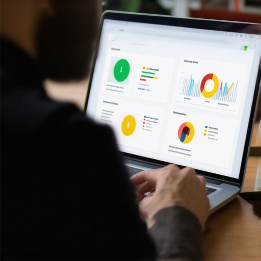 Business owner editing Google Business Profile showing reviews and analytics
