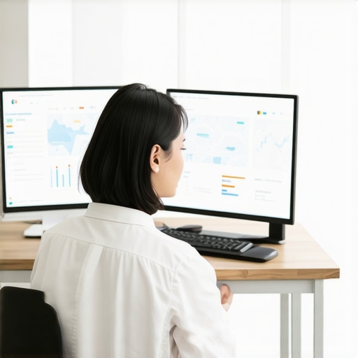 Person reviewing Google Maps ranking data on a laptop to optimize local SEO