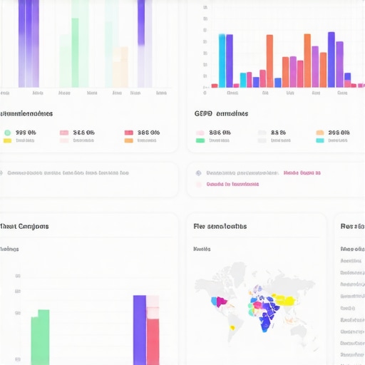 Dashboard for GBP Maintenance and Monitoring Screenshot of GBP management dashboard showing rankings and analytics
