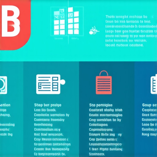 Infographic illustrating core steps in optimizing a Google Business Profile for better local search rankings.