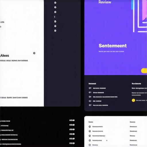 Dashboard showcasing positive review sentiment trends