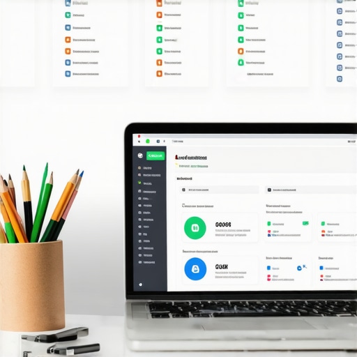 A digital workspace showing SEO analytics, citation management, and rank monitoring dashboards.
