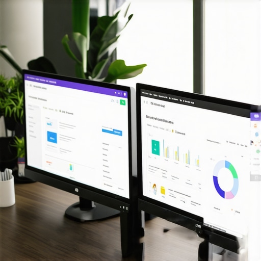 Screens displaying SEO management tools for local business optimization.