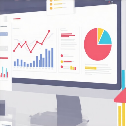 Workspace with SEO analytics tools monitoring local map rankings.